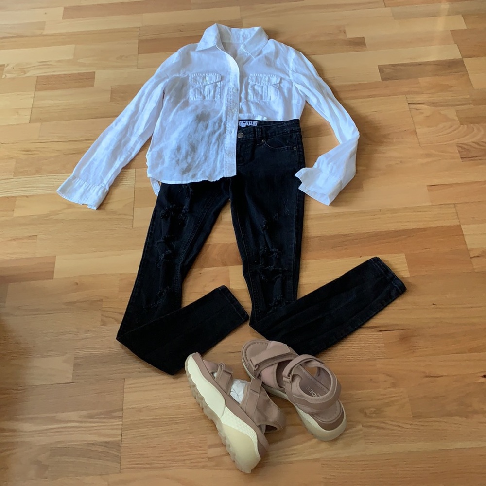 📍FIRM📍’Pins’ ripped distressed skinny jeans - Picture 15 of 16